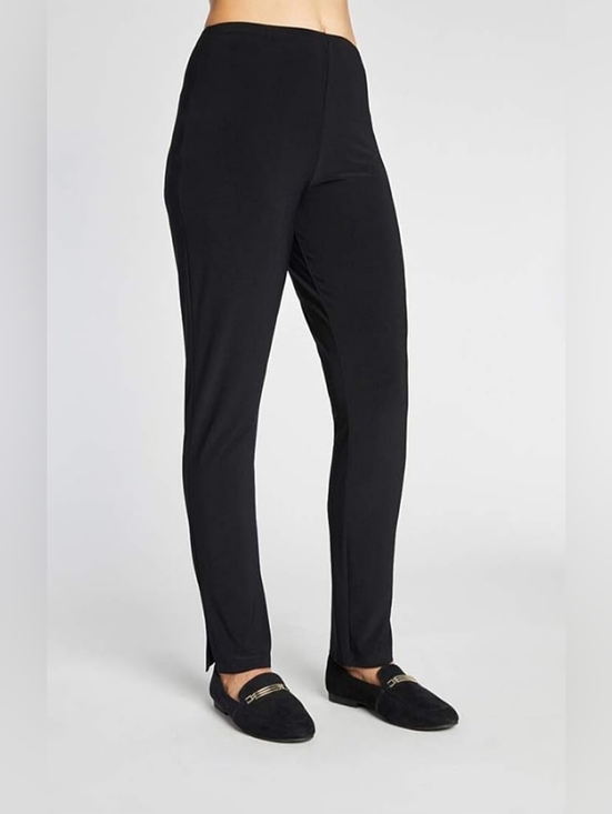 Sympli Pants - Sympli Narrow Pant Long High Rise Style 2748L in Black